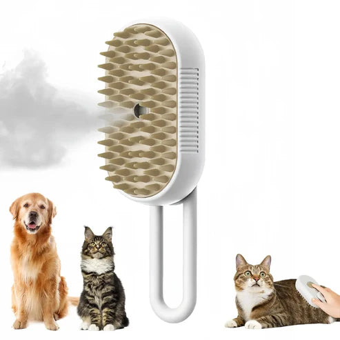 Cat and Dog Pet Spray Massage Brush 3 in 1