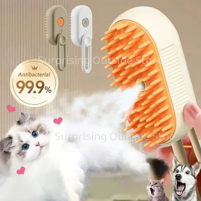 Cat and Dog Pet Spray Massage Brush 3 in 1